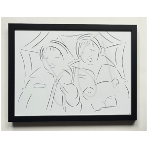 Onder moeders paraplu